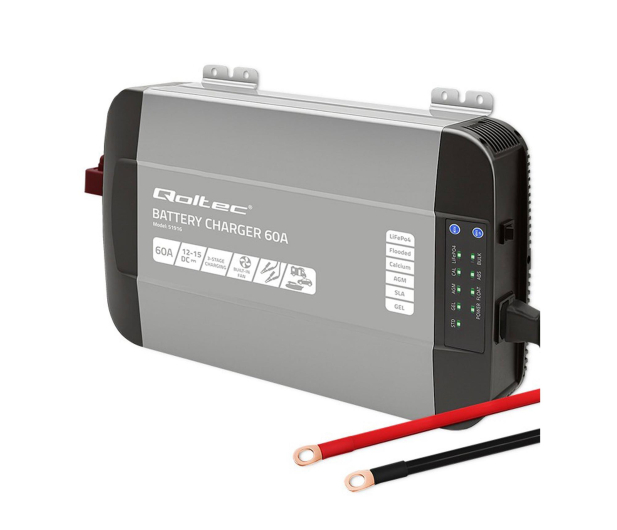 Qoltec Monolith (LiFePO4, AGM, GEL, SLA, 60A, 12V) - 1289104 - zdjęcie